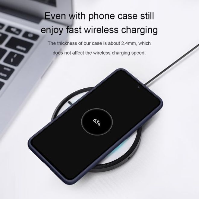 Nillkin - Samsung Galaxy S21+ Handyhülle - Case aus flexiblem Plastik/Silikon - Flex Pure Series - schwarz