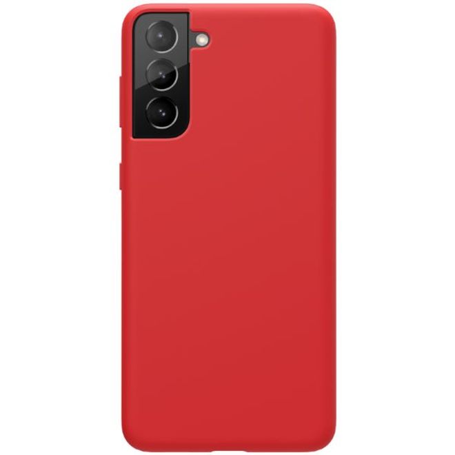 Nillkin - Samsung Galaxy S21+ Handyhülle - Case aus flexiblem Plastik/Silikon - Flex Pure Series - rot