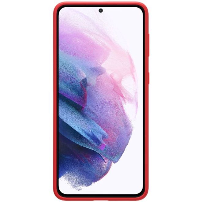 Nillkin - Samsung Galaxy S21+ Handyhülle - Case aus flexiblem Plastik/Silikon - Flex Pure Series - rot