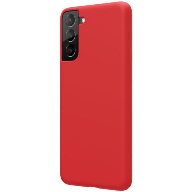 Nillkin - Samsung Galaxy S21+ Handyhülle - Case aus flexiblem Plastik/Silikon - Flex Pure Series - rot