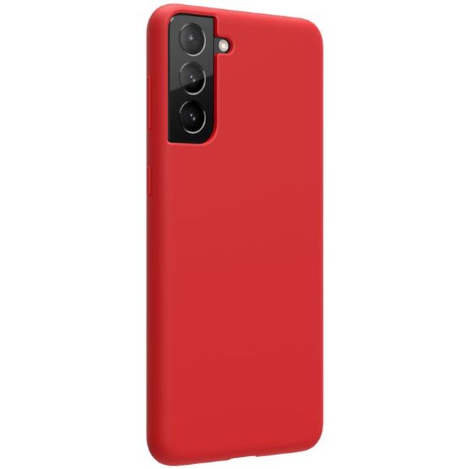 Nillkin - Samsung Galaxy S21+ Handyhülle - Case aus flexiblem Plastik/Silikon - Flex Pure Series - rot