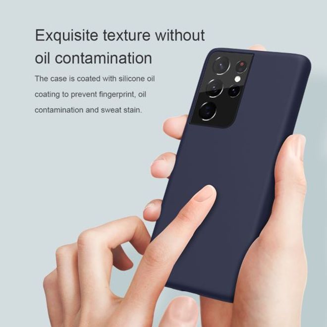 Nillkin - Samsung Galaxy S21 Ultra Handyhülle - Case aus flexiblem Plastik/Silikon - Flex Pure Series - rot