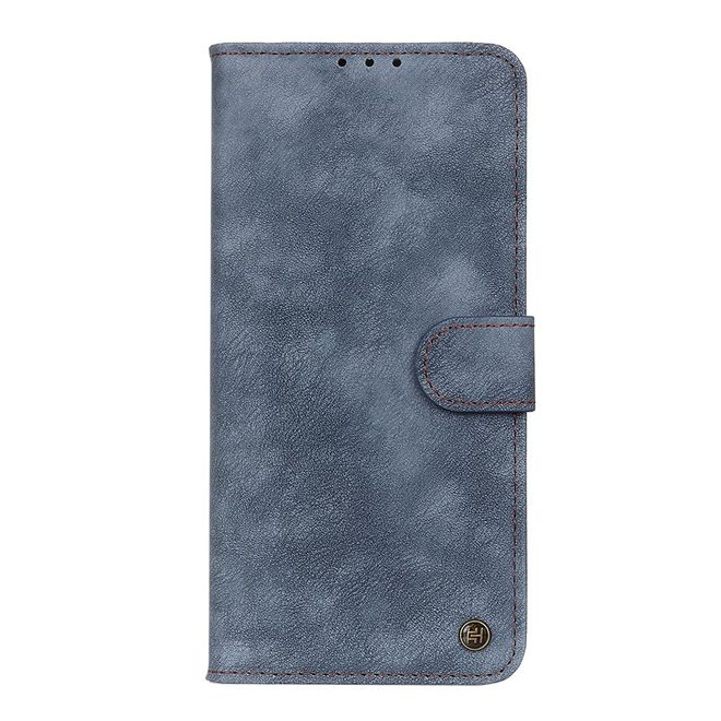Samsung Galaxy Xcover 5 Handyhülle - Vintage II Leder Bookcover Series - blau