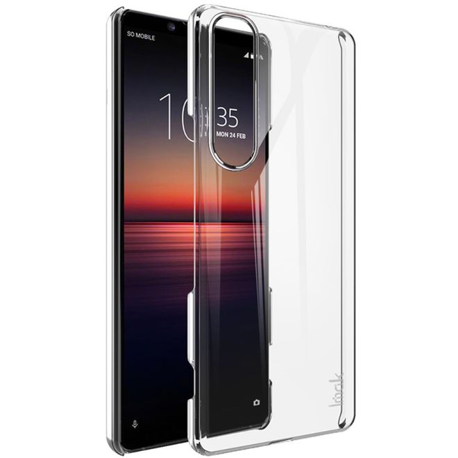 Imak - Sony Xperia 1 III Handy Hülle - robustes Hardcase - transparent