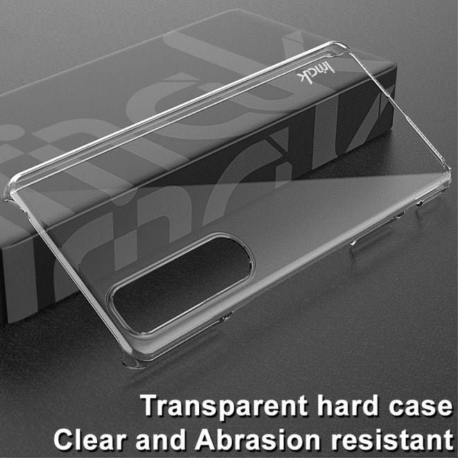 Imak - Sony Xperia 1 III Handy Hülle - robustes Hardcase - transparent