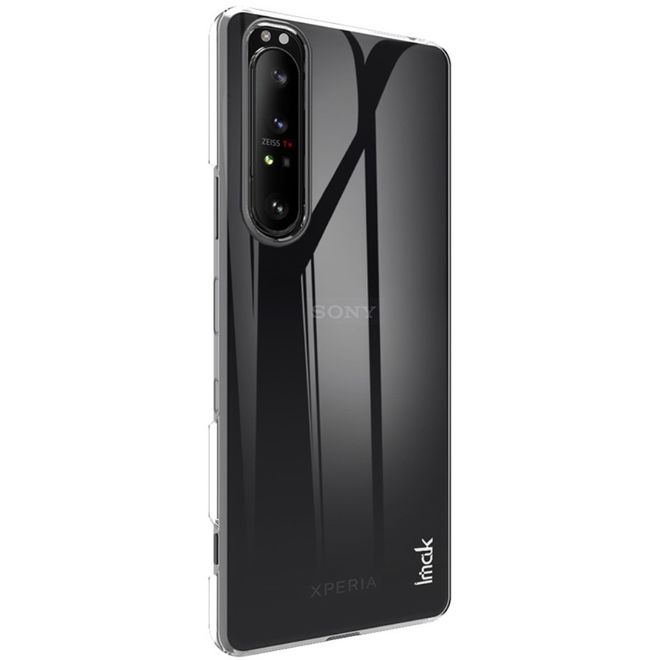 Imak - Sony Xperia 1 III Handy Hülle - robustes Hardcase - transparent