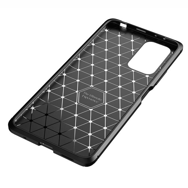 Xiaomi Redmi Note 10 Pro Handyhülle - Carbon Fiber TPU Softcase Series - blau