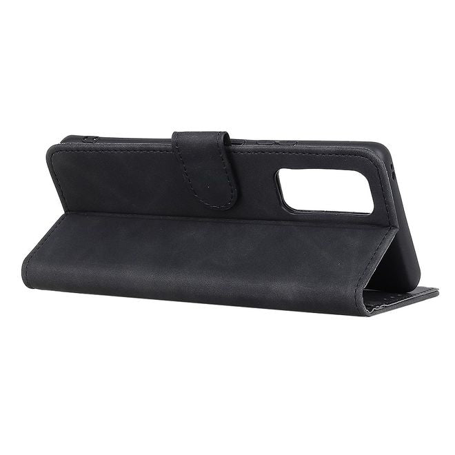 Xiaomi Redmi Note 10 Pro Handyhülle - Vintage II Leder Bookcover Series - schwarz