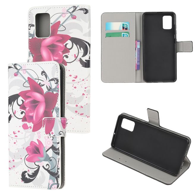 Xiaomi Mi 11i / Poco F3 / Poco F3 Pro Handy Hülle - Leder Bookcover Image Series - Lotus Blume