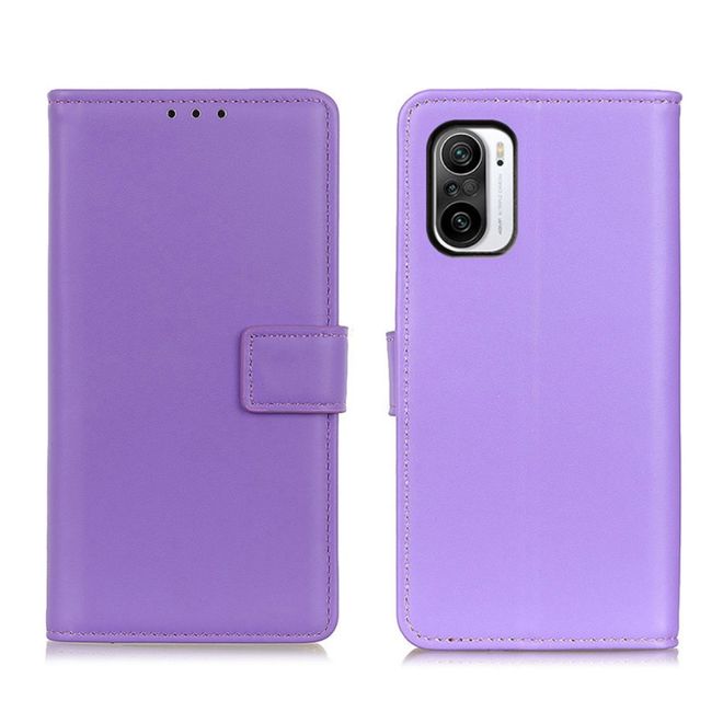 Xiaomi Mi 11i / Poco F3 / Poco F3 Pro Handy Hülle - Classic II Leder Bookcover Series - purpur