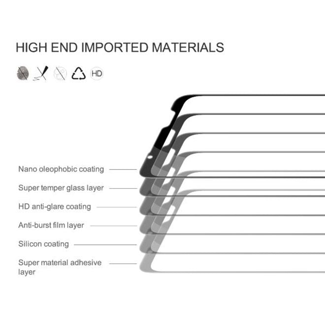 Nillkin - Asus ROG Phone 5 Schutzfolie - aus gehärtetem Glas - CP+ Pro Series - schwarz