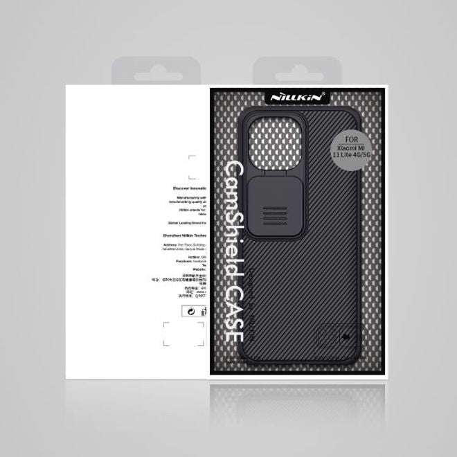 Nillkin - Xiaomi Mi 11 Lite 5G / 4G Hülle - Plastik Hardcase - CamShield Series - blau