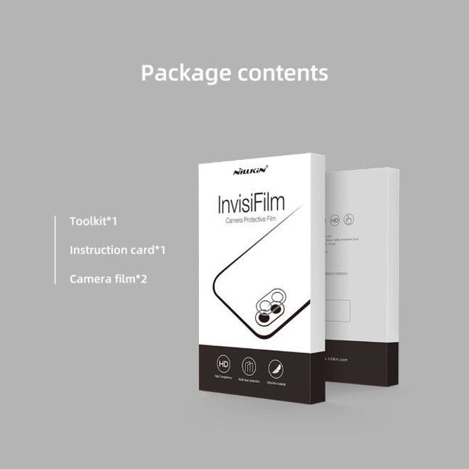 Nillkin - Xiaomi Mi 11 Ultra Kamera Schutzglas - InvisiFilm AR Series - schwarz