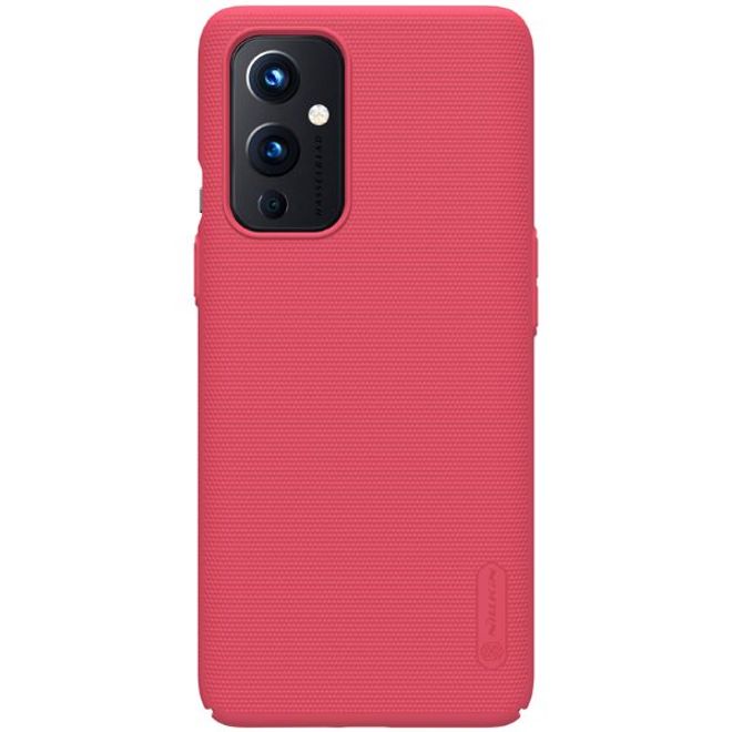 Nillkin - OnePlus 9 Hülle - Plastik Case - Super Frosted Shield Series - rot