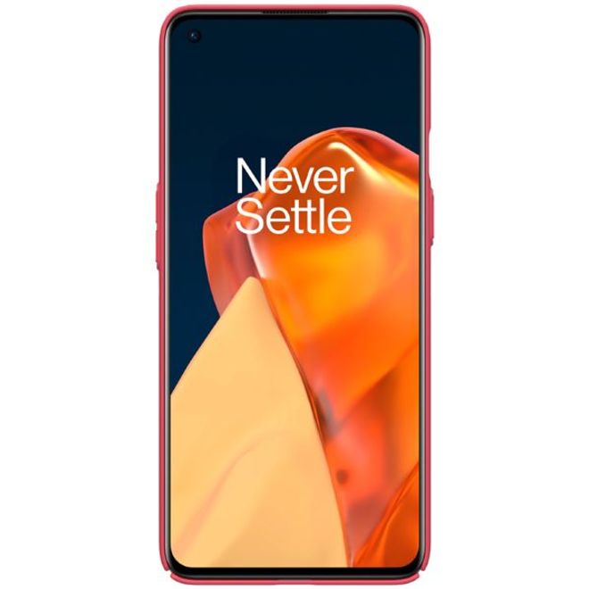 Nillkin - OnePlus 9 Hülle - Plastik Case - Super Frosted Shield Series - rot