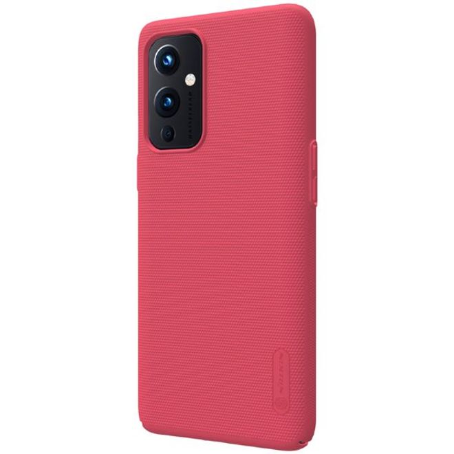 Nillkin - OnePlus 9 Hülle - Plastik Case - Super Frosted Shield Series - rot