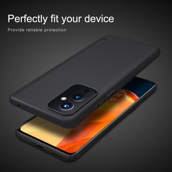 Nillkin - OnePlus 9 Hülle - Plastik Case - Super Frosted Shield Series - rot