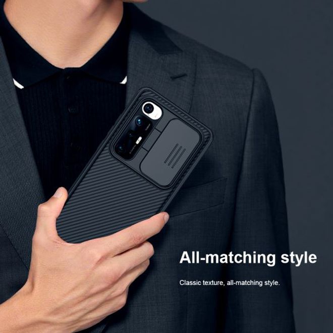 Nillkin - Xiaomi Mi 10S Hülle - Plastik Hardcase - CamShield Pro Series - schwarz