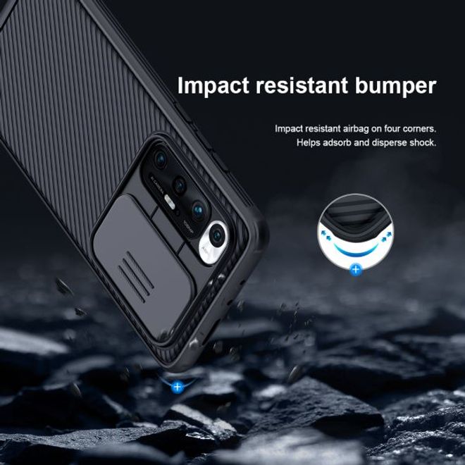 Nillkin - Xiaomi Mi 10S Hülle - Plastik Hardcase - CamShield Pro Series - blau