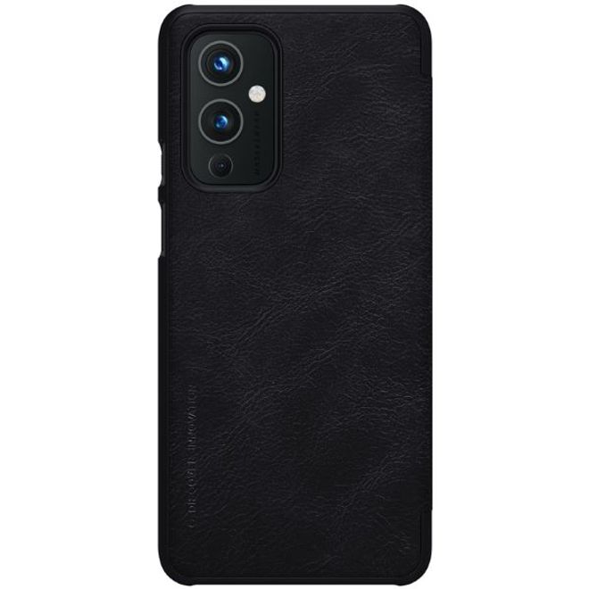 Nillkin - OnePlus 9 Hülle - Leder Book Case - Qin Series - schwarz