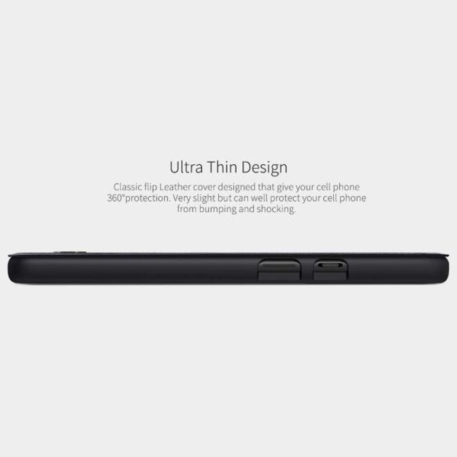 Nillkin - OnePlus 9 Hülle - Leder Book Case - Qin Series - braun