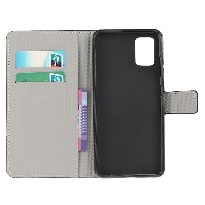 Xiaomi Redmi Note 10S / Redmi Note 10 4G Handy Hülle - Leder Bookcover Image Series - Retro USA Flagge