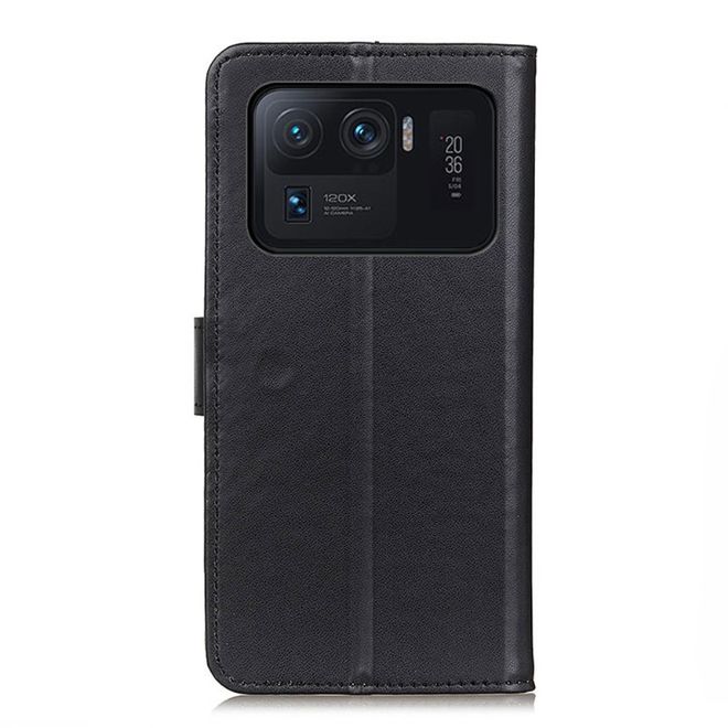 Xiaomi Mi 11 Ultra Handy Hülle - Classic II Leder Bookcover Series - schwarz