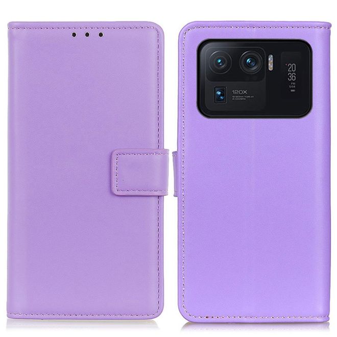 Xiaomi Mi 11 Ultra Handy Hülle - Classic II Leder Bookcover Series - purpur