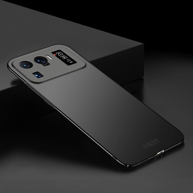 Mofi - Xiaomi Mi 11 Ultra Handyhülle - Schlanke Hülle aus Hartplastik - Shield Series - schwarz