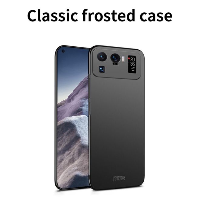 Mofi - Xiaomi Mi 11 Ultra Handyhülle - Schlanke Hülle aus Hartplastik - Shield Series - schwarz
