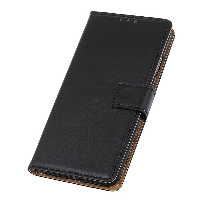 Nokia C1 Plus Handy Hülle - Classic II Leder Bookcover Series - schwarz