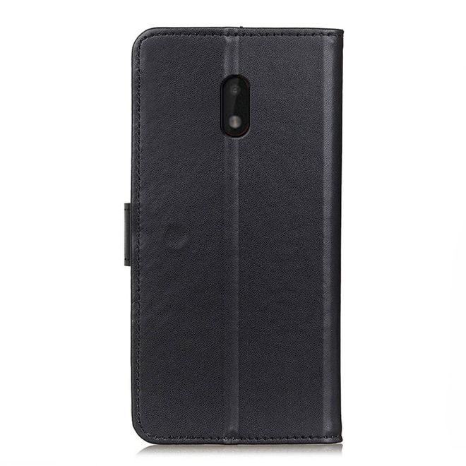 Nokia C1 Plus Handy Hülle - Classic II Leder Bookcover Series - schwarz