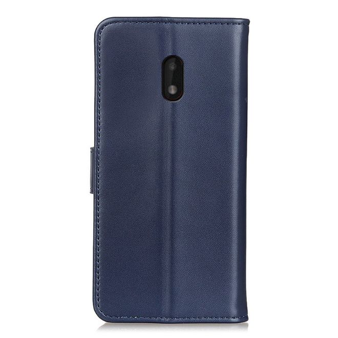 Nokia C1 Plus Handy Hülle - Classic II Leder Bookcover Series - blau