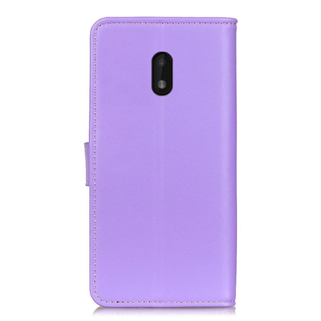 Nokia C1 Plus Handy Hülle - Classic II Leder Bookcover Series - purpur