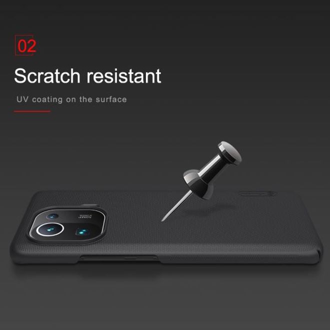 Nillkin - Xiaomi Mi 11 Pro Hülle - Plastik Case - Super Frosted Shield Series - schwarz