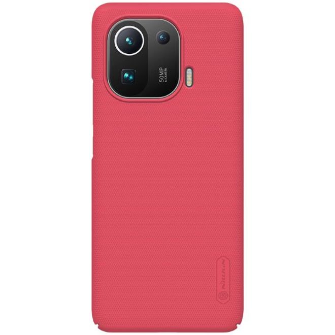 Nillkin - Xiaomi Mi 11 Pro Hülle - Plastik Case - Super Frosted Shield Series - rot