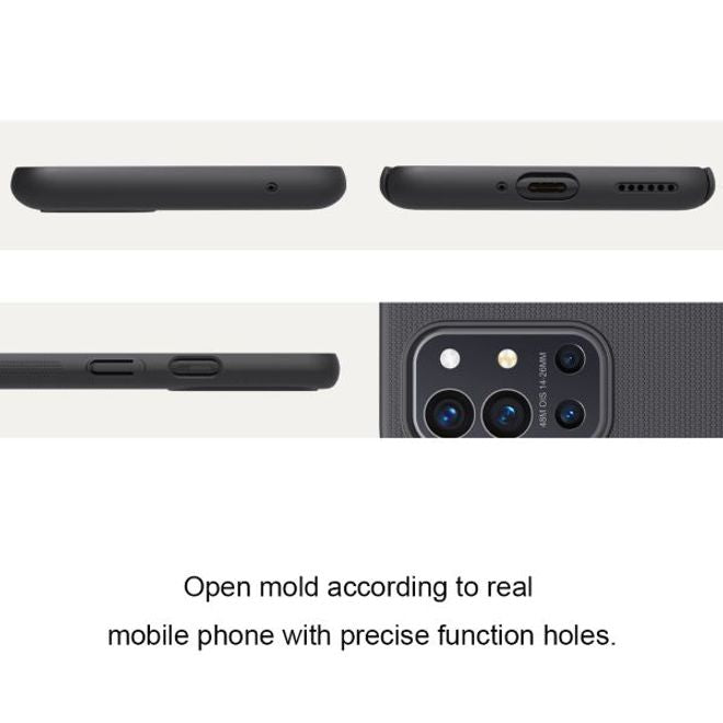 Nillkin - OnePlus 9R Hülle - Plastik Case - Super Frosted Shield Series - schwarz