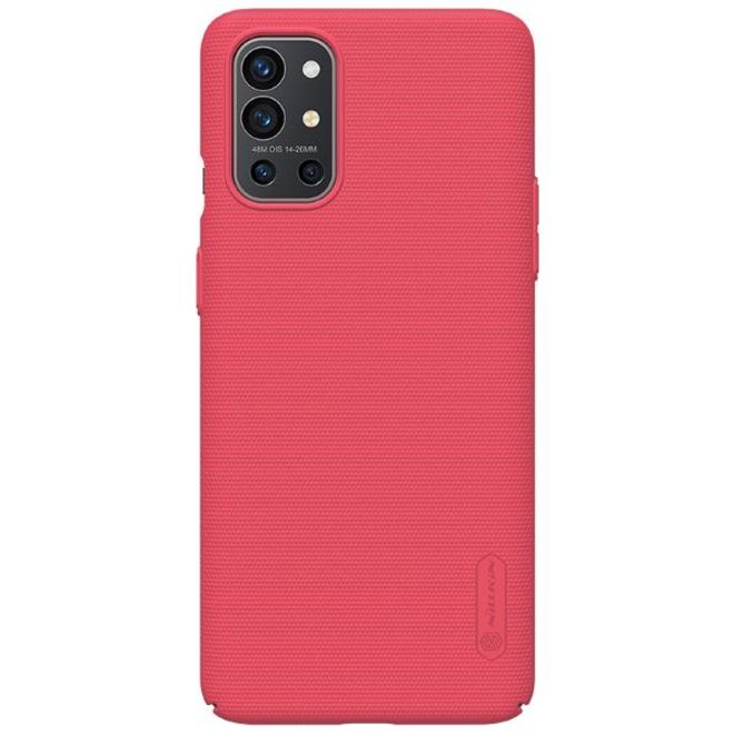 Nillkin - OnePlus 9R Hülle - Plastik Case - Super Frosted Shield Series - rot