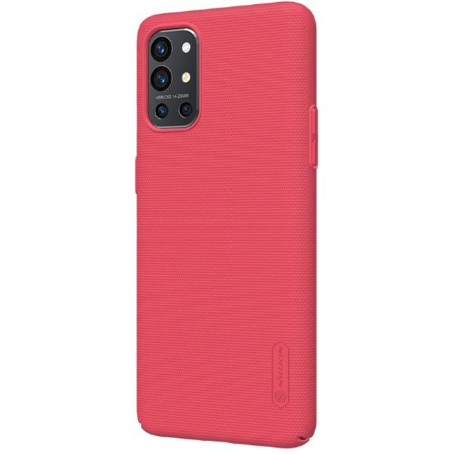 Nillkin - OnePlus 9R Hülle - Plastik Case - Super Frosted Shield Series - rot