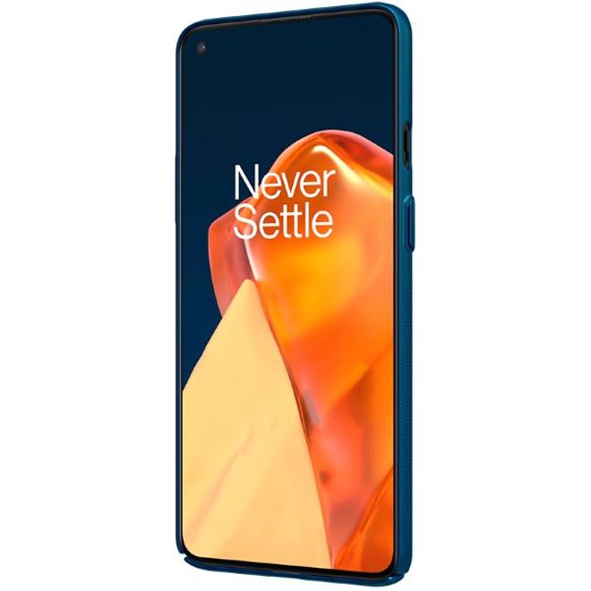 Nillkin - OnePlus 9R Hülle - Plastik Case - Super Frosted Shield Series - blau