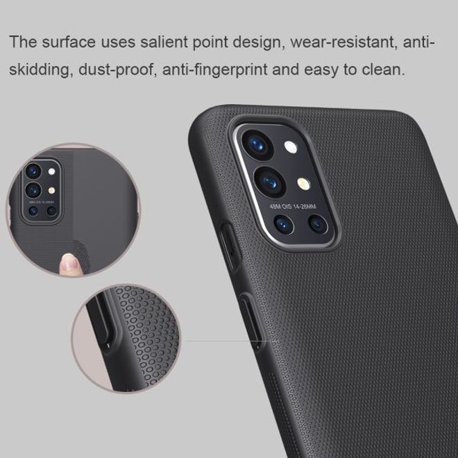 Nillkin - OnePlus 9R Hülle - Plastik Case - Super Frosted Shield Series - grün