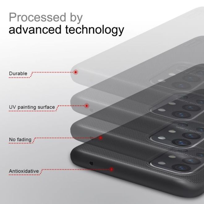 Nillkin - OnePlus 9R Hülle - Plastik Case - Super Frosted Shield Series - grün