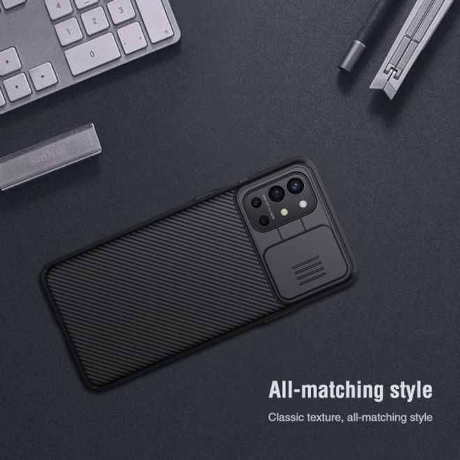 Nillkin - OnePlus 9R Hülle - Plastik Hardcase - CamShield Series - schwarz