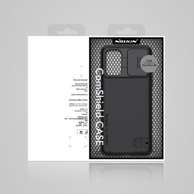 Nillkin - OnePlus 9R Hülle - Plastik Hardcase - CamShield Series - schwarz