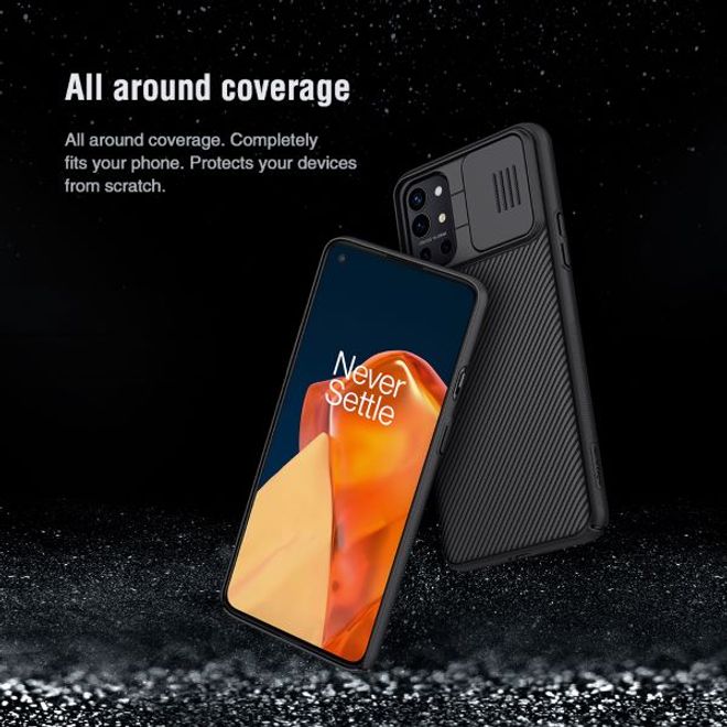 Nillkin - OnePlus 9R Hülle - Plastik Hardcase - CamShield Series - schwarz