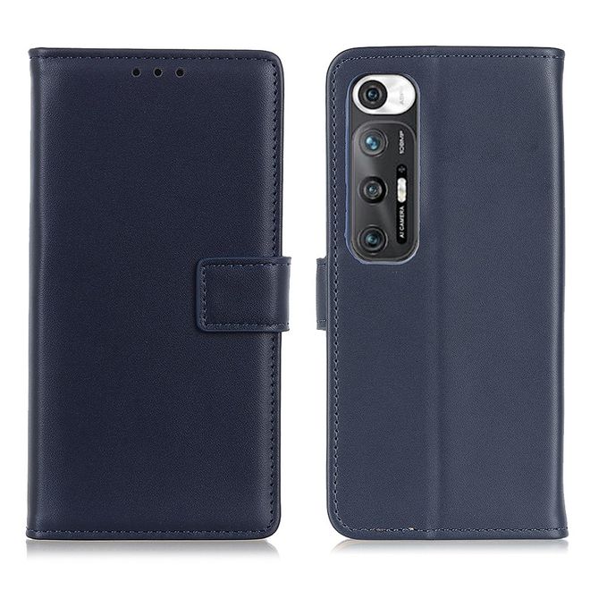 Xiaomi Mi 10S Handy Hülle - Classic II Leder Bookcover Series - blau