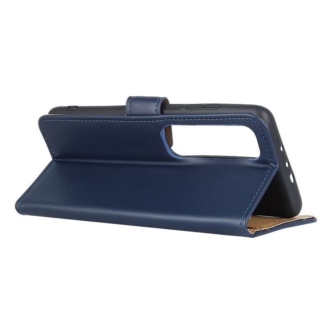 Xiaomi Mi 10S Handy Hülle - Classic II Leder Bookcover Series - blau