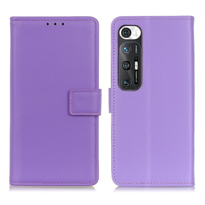 Xiaomi Mi 10S Handy Hülle - Classic II Leder Bookcover Series - purpur