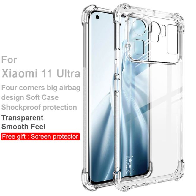 Imak - Xiaomi Mi 11 Ultra Hülle - Softcase inkl. Schutzfolie - transparent