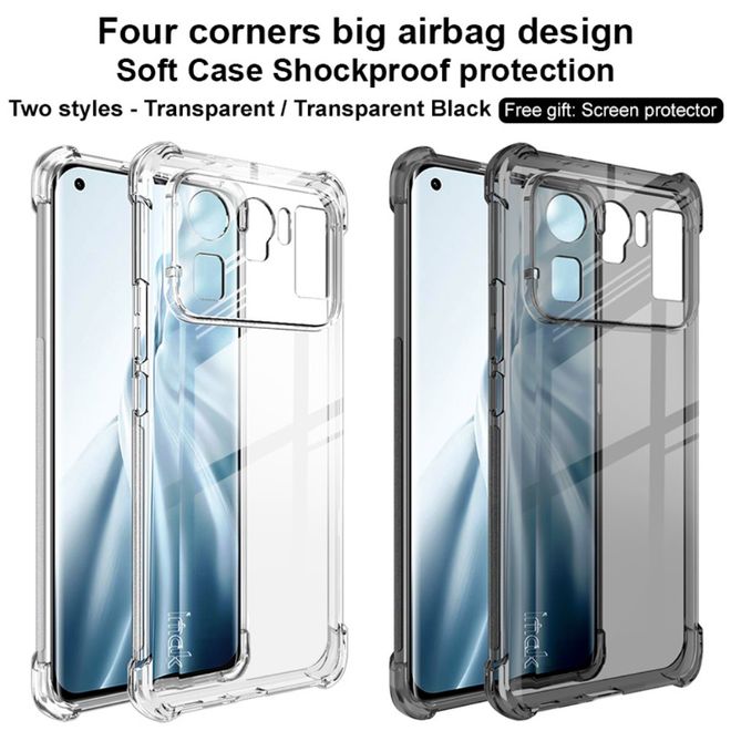 Imak - Xiaomi Mi 11 Ultra Hülle - Softcase inkl. Schutzfolie - transparent